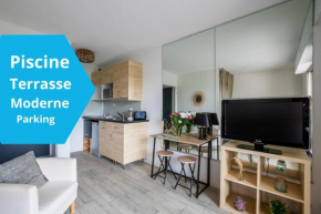 Studio mignon avec terrasse quartier du golf